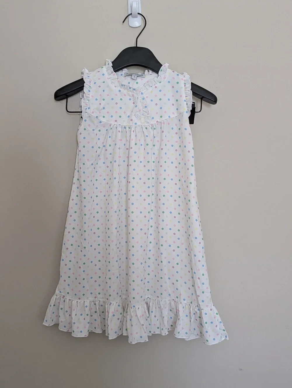 NWT Sweet Dreams Confetti Dot Gown For Girls Size 5